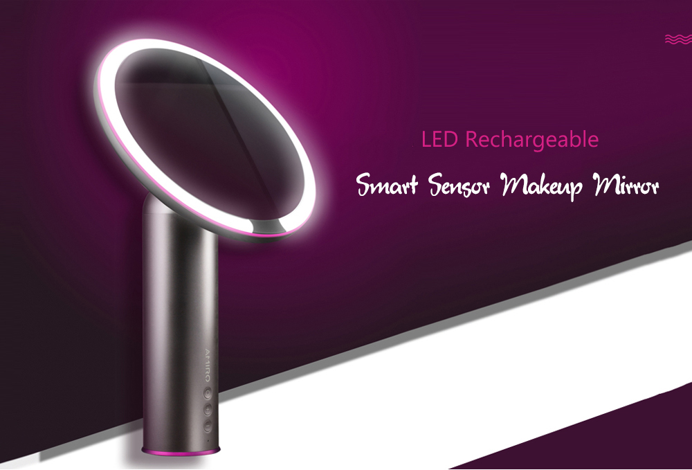 AMIRO LED Lighted Smart Sensor Makeup Mirror from Xiaomi youpin 